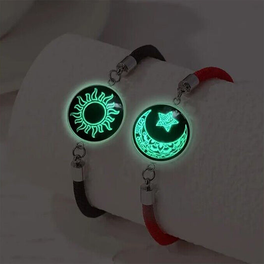 Luminous Couple Sun Moon Bracelet
