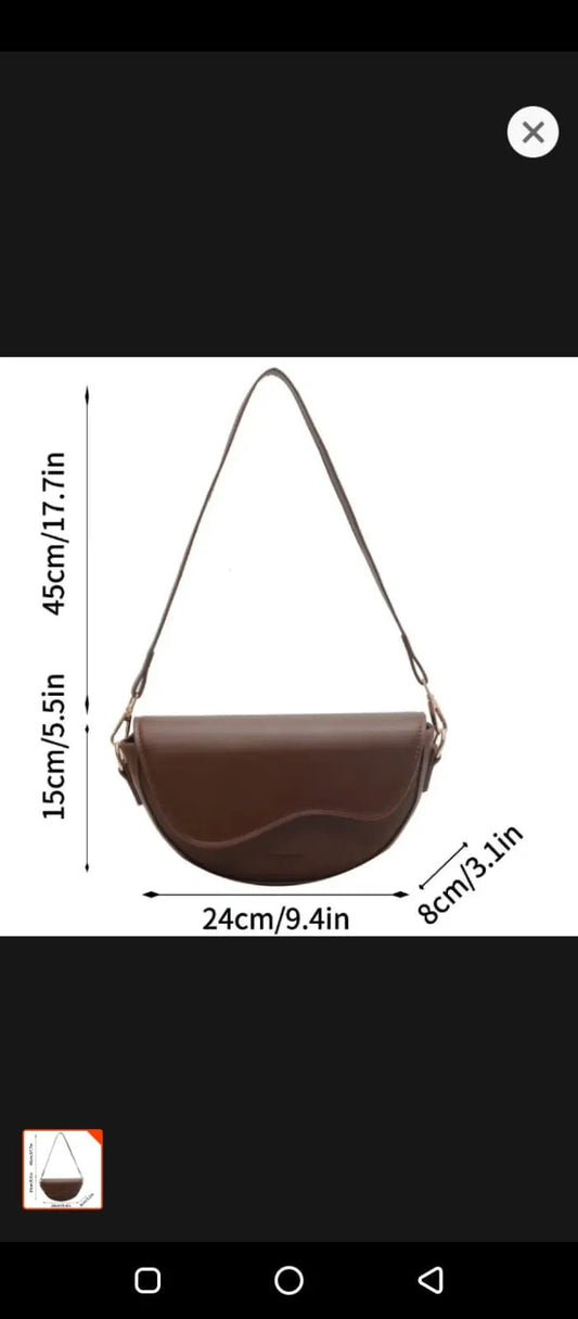 New Solid Color PU Leather Women's